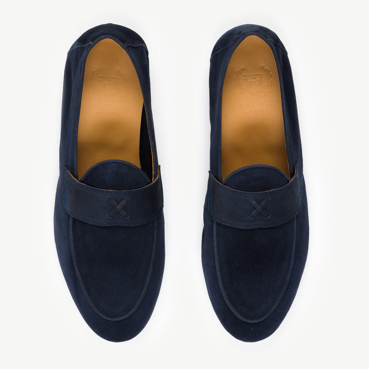 Men's Navy Suede Centesimo