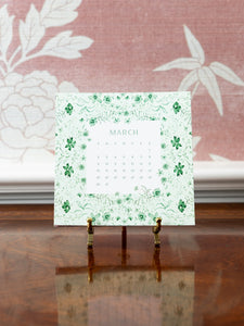 2025 Desk Calendar in the Mayfair Box