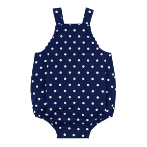 Baby Atlantic Dot Scalloped Bubble Romper