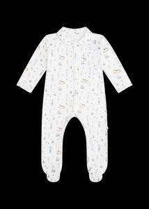 Sugar Plum Fairies Sleepsuit in Baby Pink