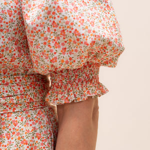 Women’s Bonjour Dress in Peach Floral