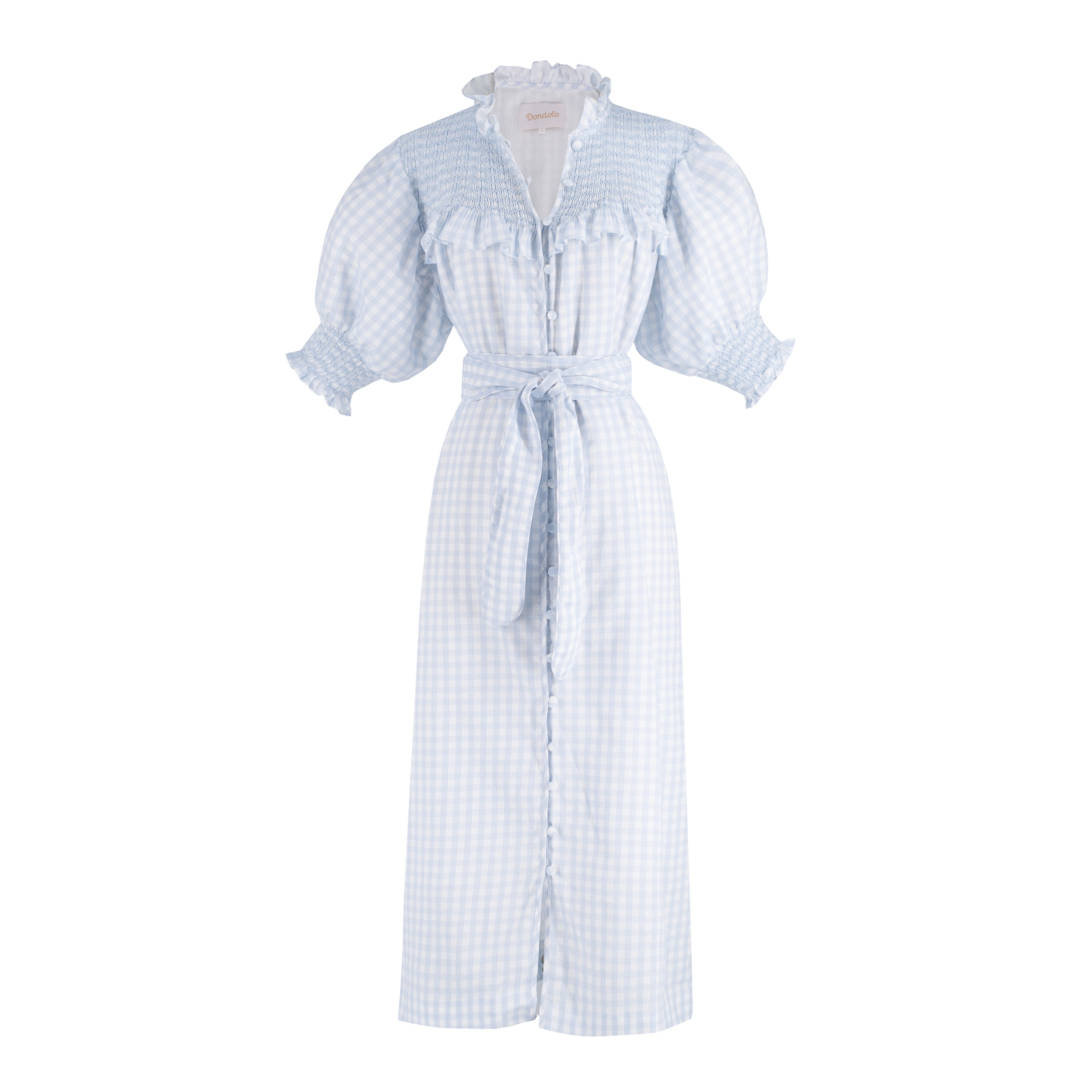 Women’s Gen Dress - Blue Gingham/Blue