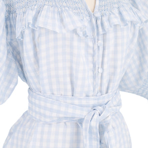 Women’s Gen Dress - Blue Gingham/Blue