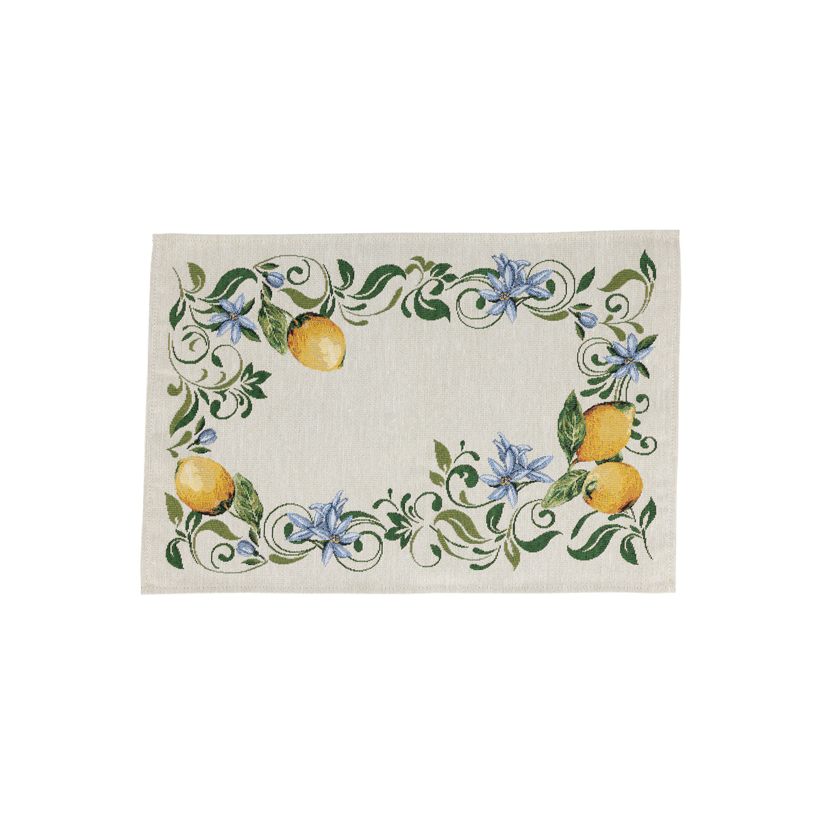 Tavola Lemons with Flowers Placemats, Set of 4