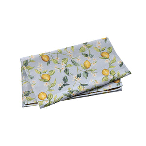 Tavola Lemons with Flowers Runner