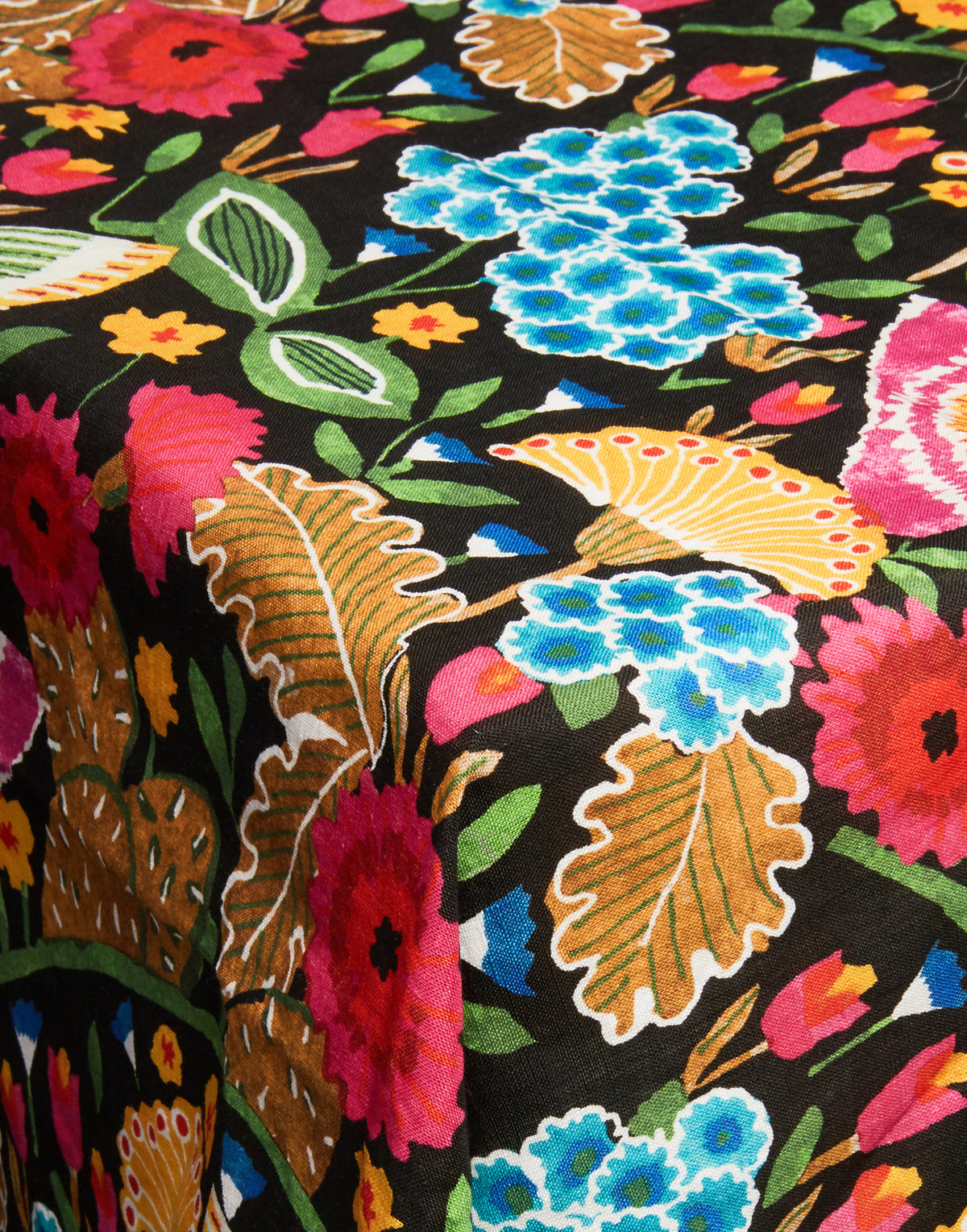 Tablecloth in Colombo Nero Multicolor