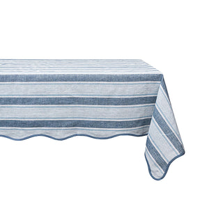 Cabana Stripe 60" x 120" Tablecloth in Ocean