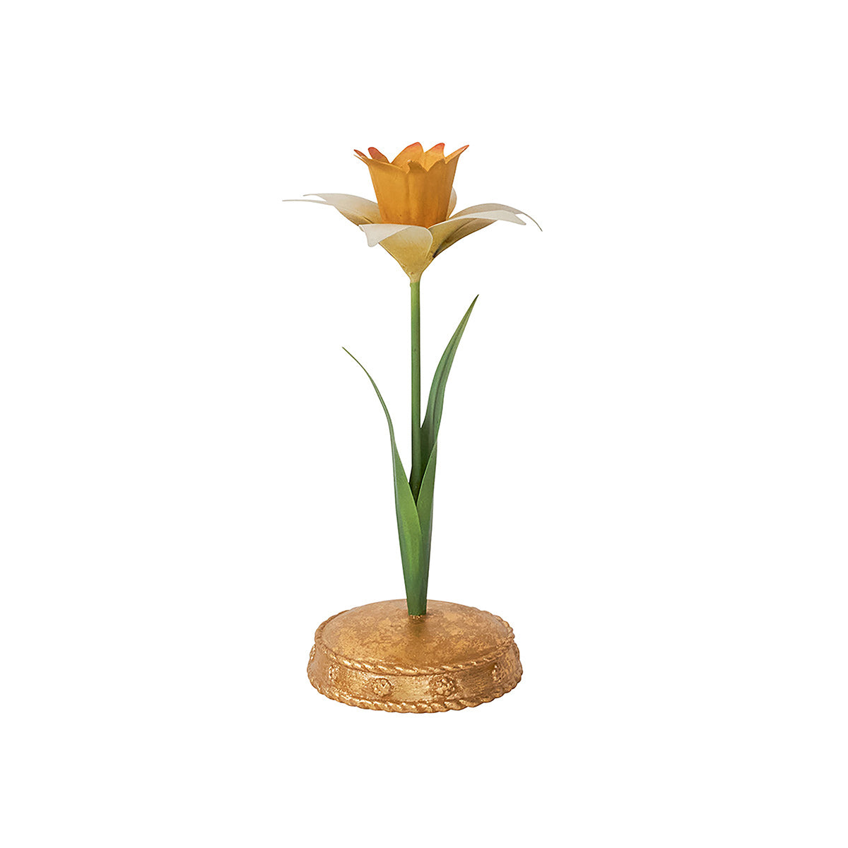 Meadow Walk Daffodil 9" Candlestick in Yellow