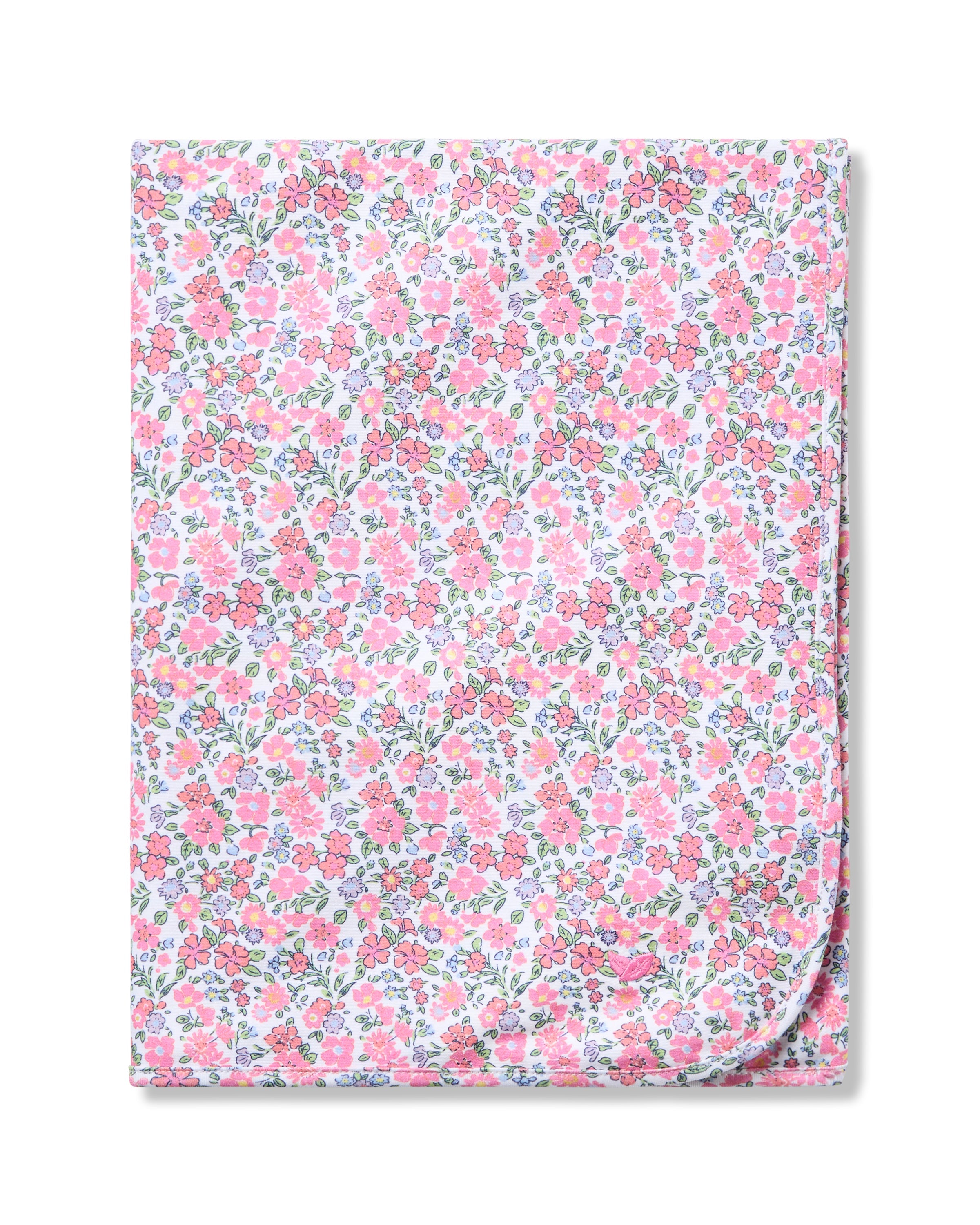 Pima Baby Blanket in Fleurs de Rose