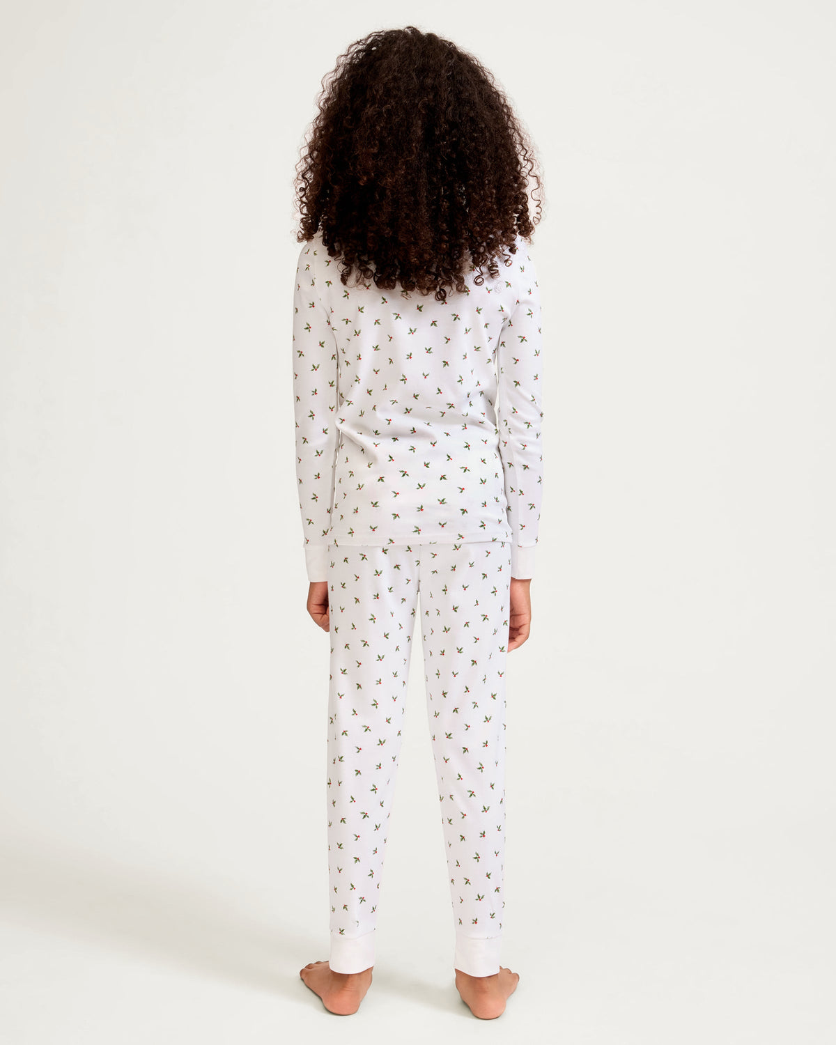 Kid’s Pima Snug Fit Pajama Set in Mistletoe Moments