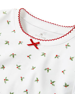 Kid’s Pima Snug Fit Pajama Set in Mistletoe Moments