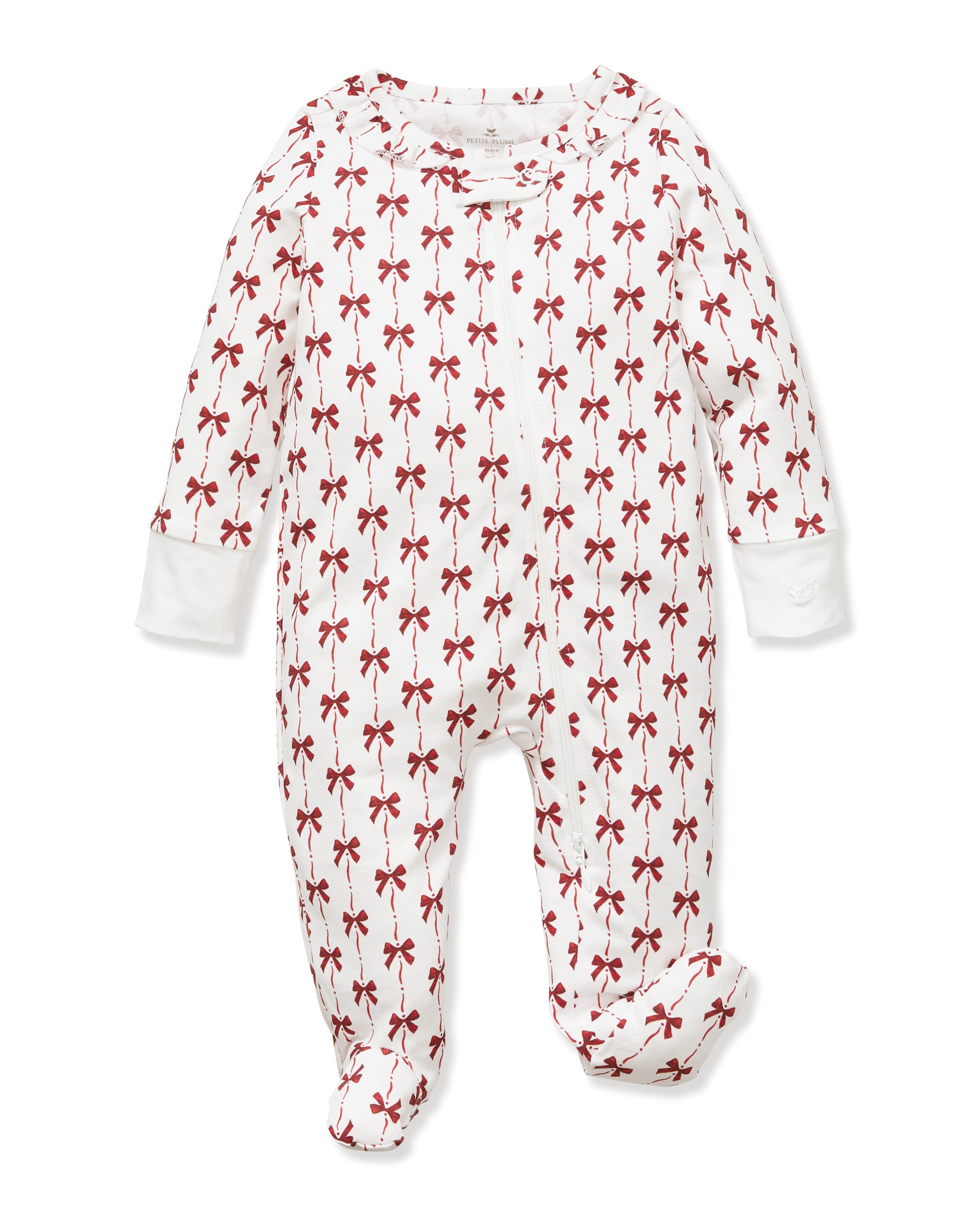 Baby’s Pima Romper in Blissful Bows