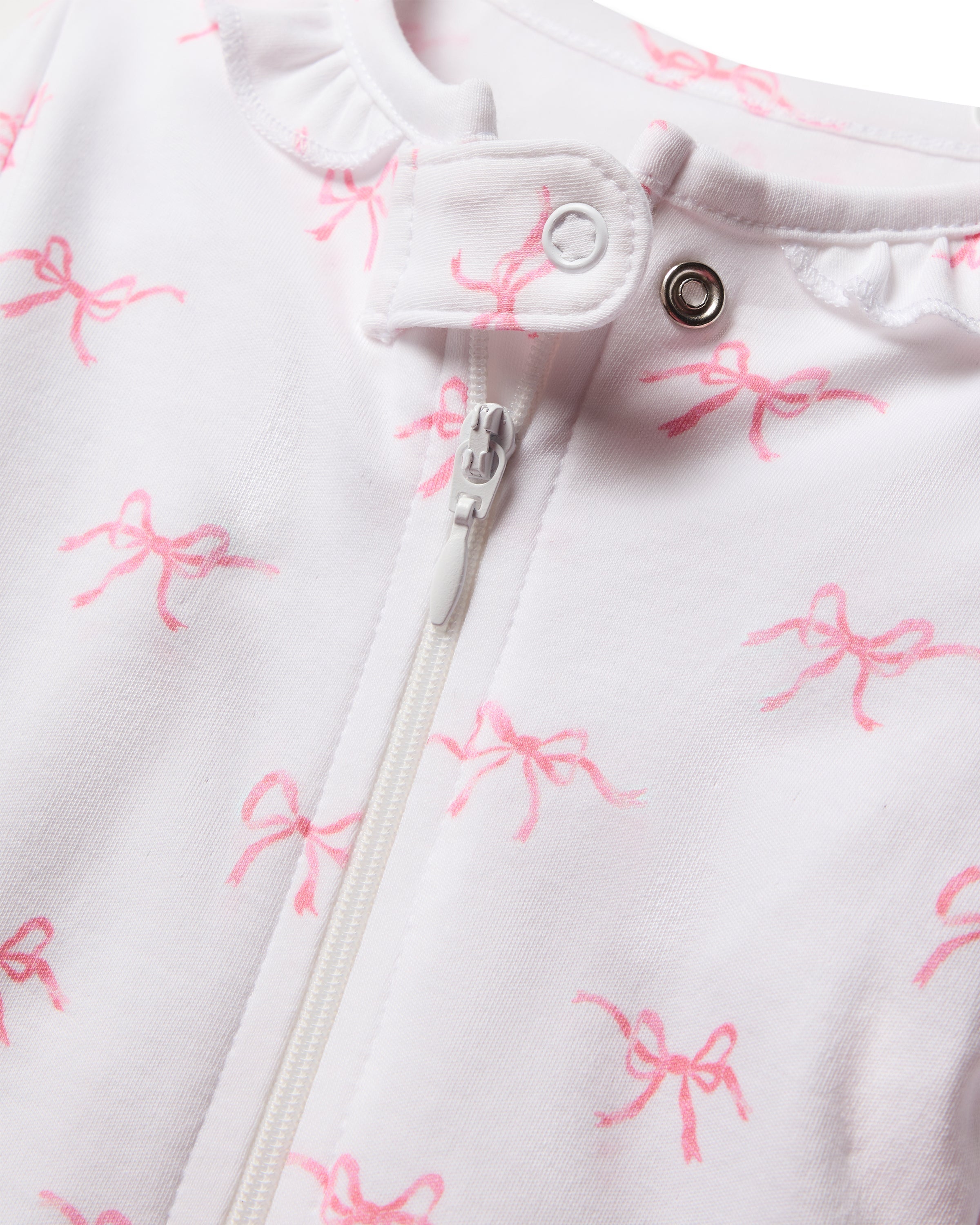 Baby’s Pima Romper in Blushing Bows