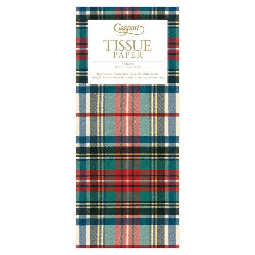 Dress Stewart Tartan Tissue Paper, 4 Sheets Included