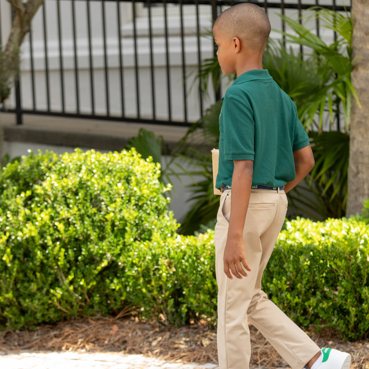 Boys Performance Uniform Pants Khaki - Henry Duvall