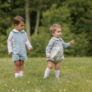 Long Sleeve Beau Bubble in Pembroke Plaid