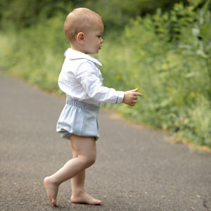 Long Sleeve Barrett Bubble in Hyde Park Herringbone