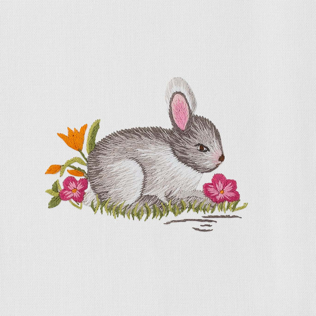 Bunny Gray Napkin