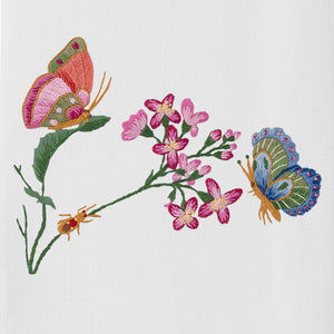 Butterflies & Flowers Hand Towel