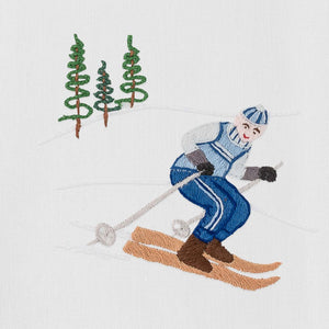 Skier Jack Hand Towel