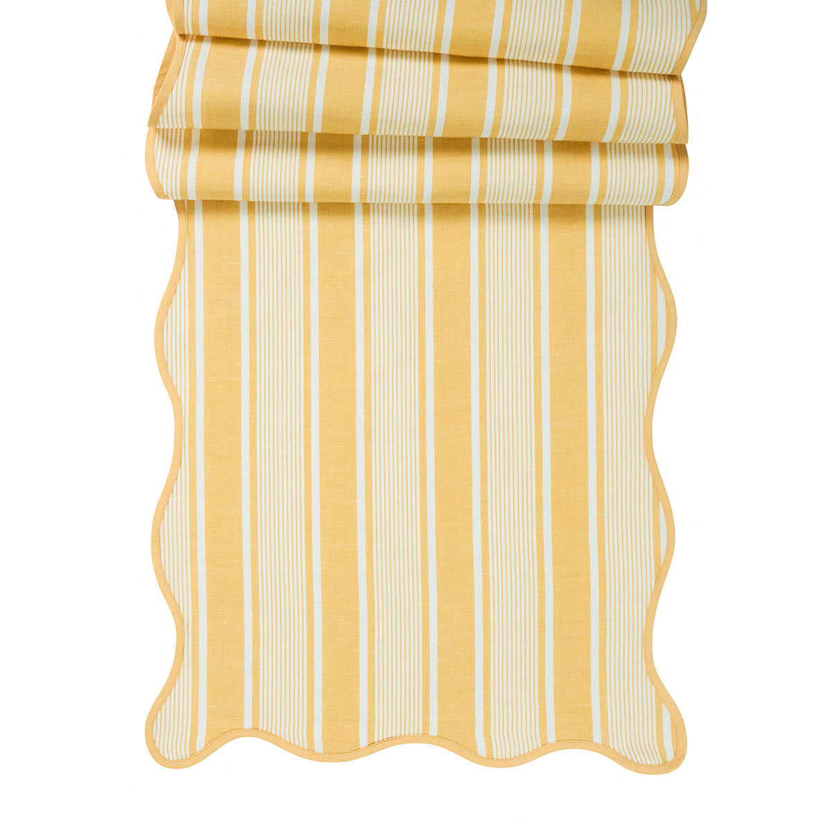 Cabana Stripe 18" x 90" Table Runner in Sunshine