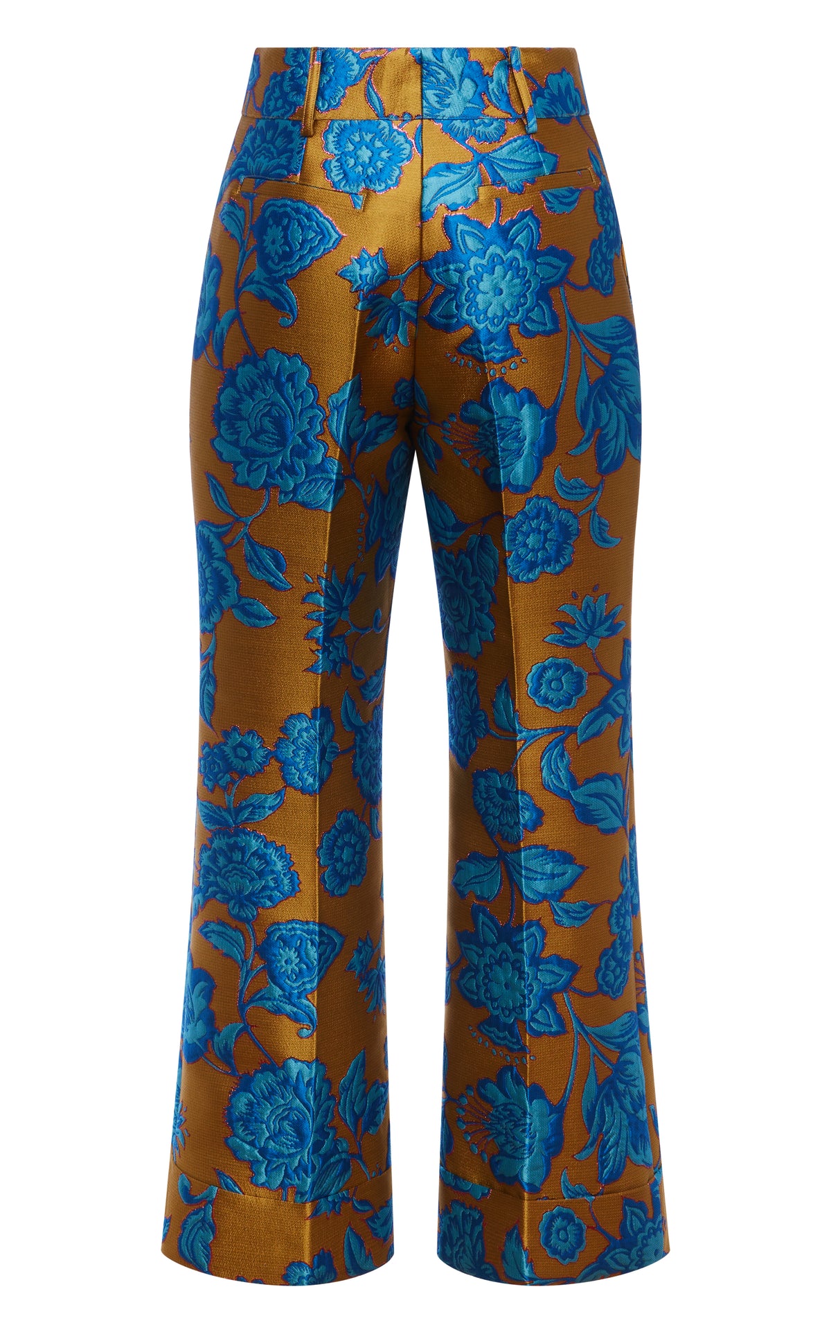 Hendrix Pants in Hottie Jacquard Turquoise