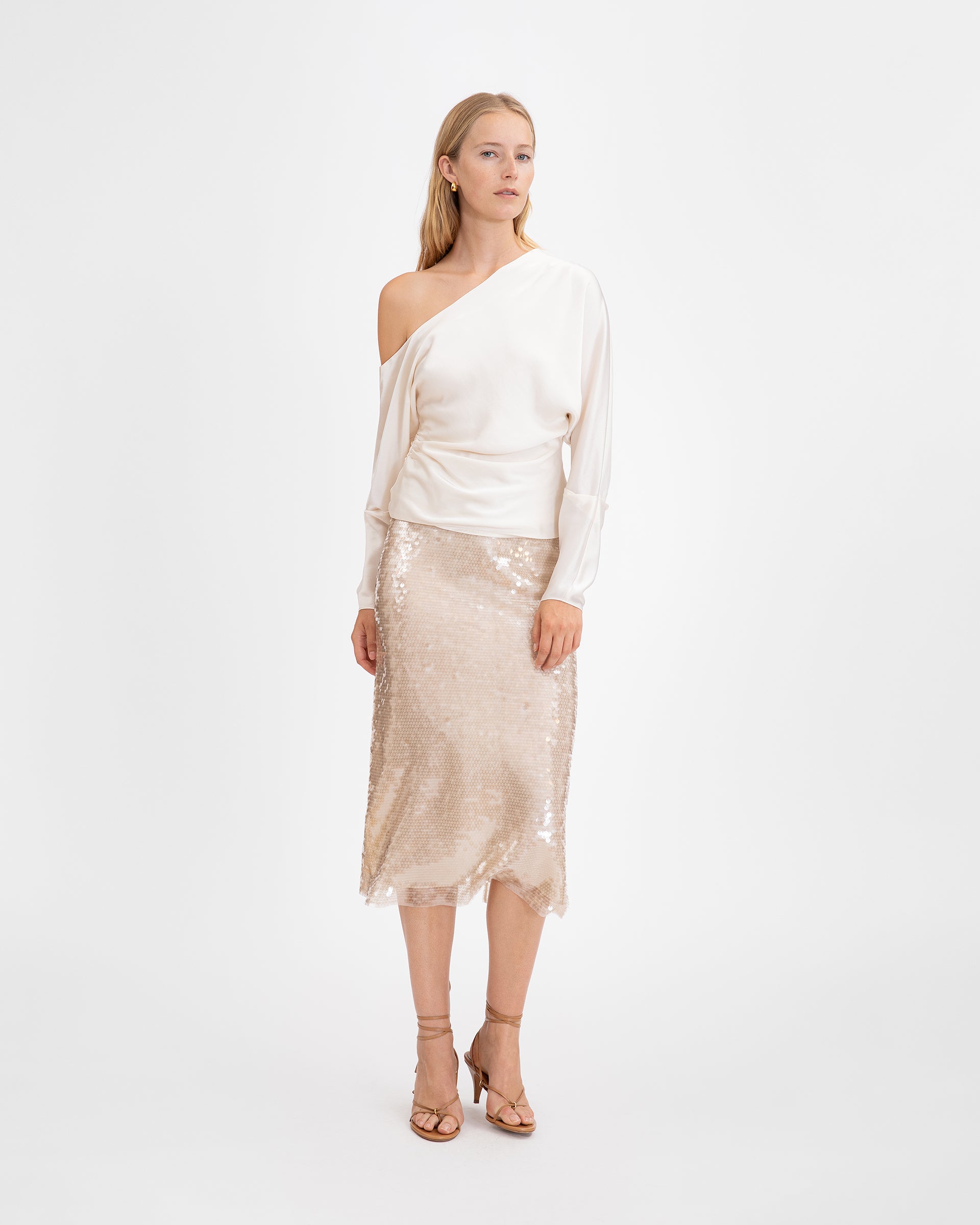 Kiah Skirt in Champagne