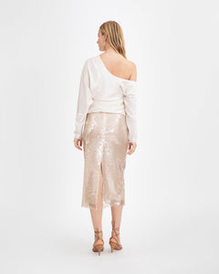 Kiah Skirt in Champagne