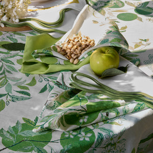 Matouk Schumacher Citrus Garden Napkin in Grass, Set of 4