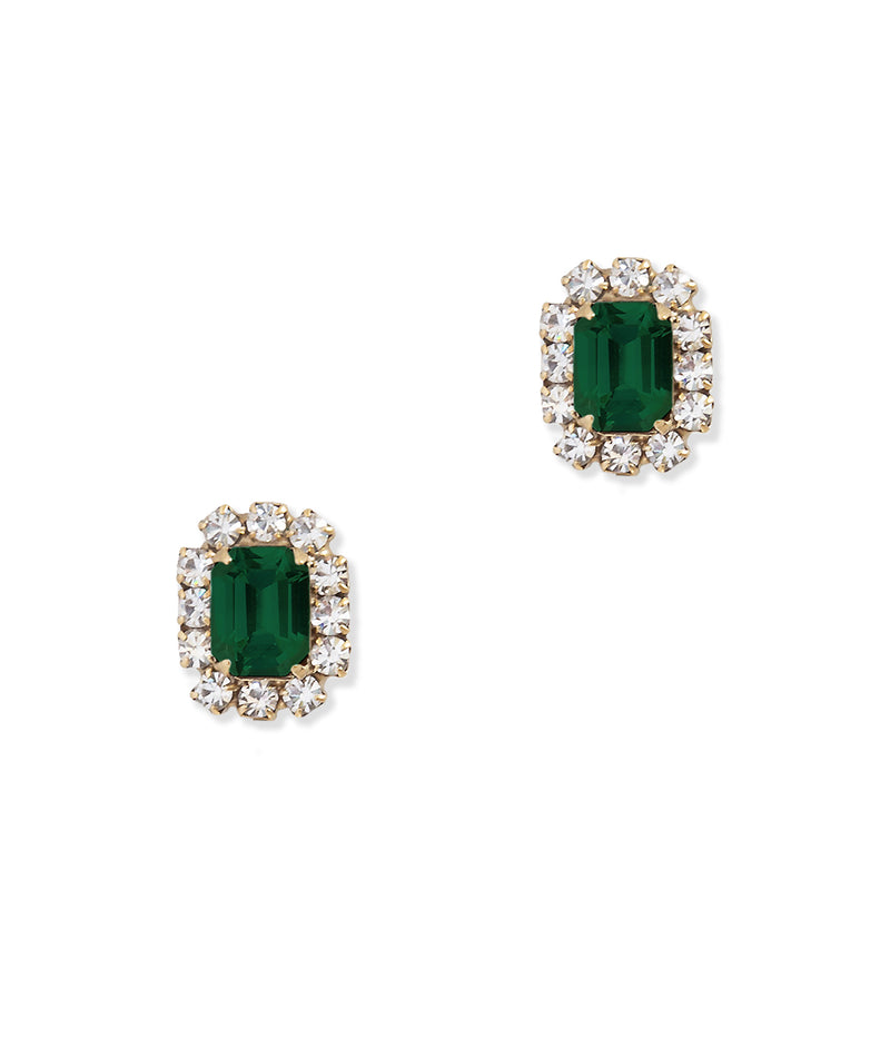 Tati Studs in Emerald