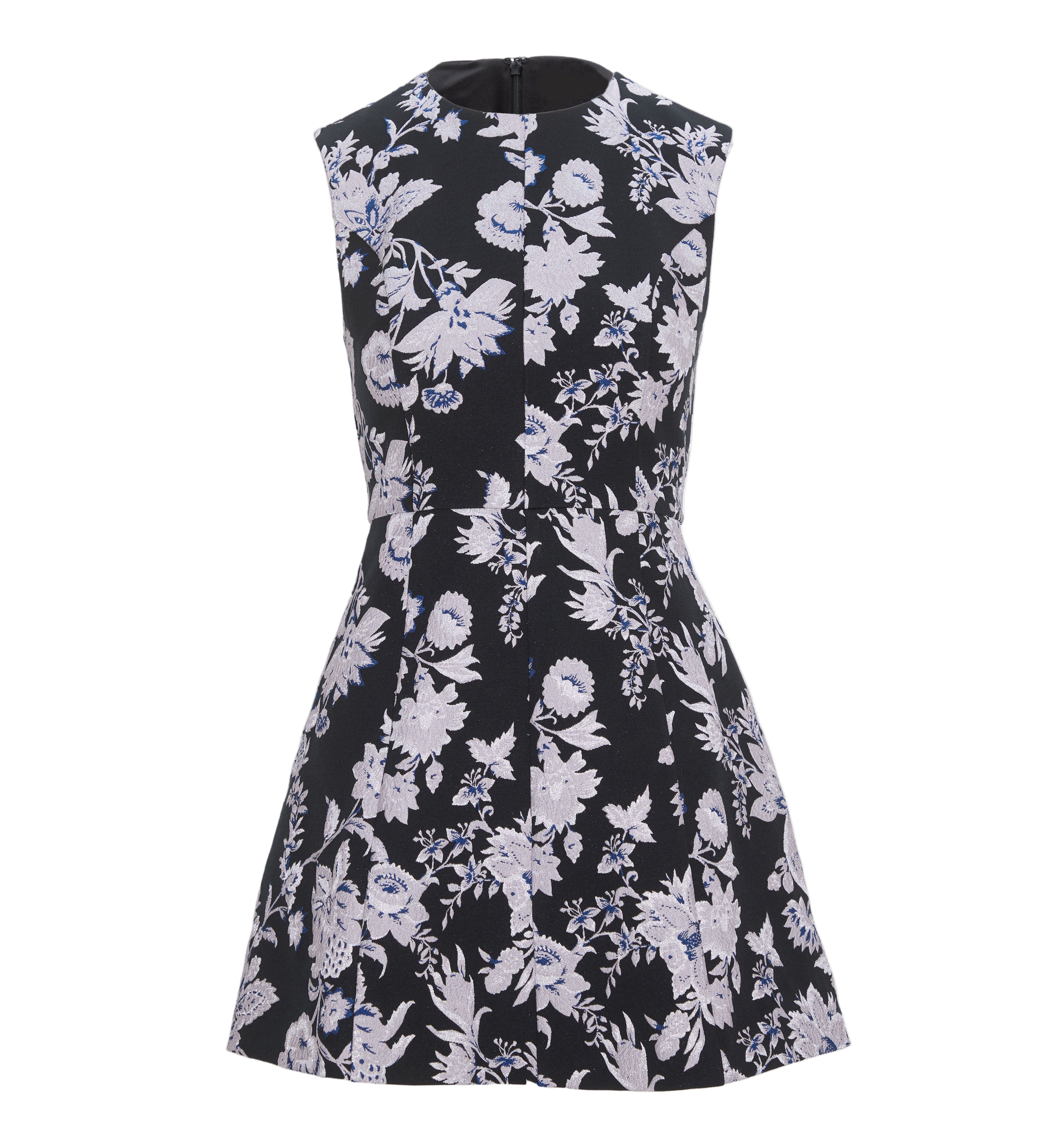 The Joelle Dress in Winter Jasmine Brocade