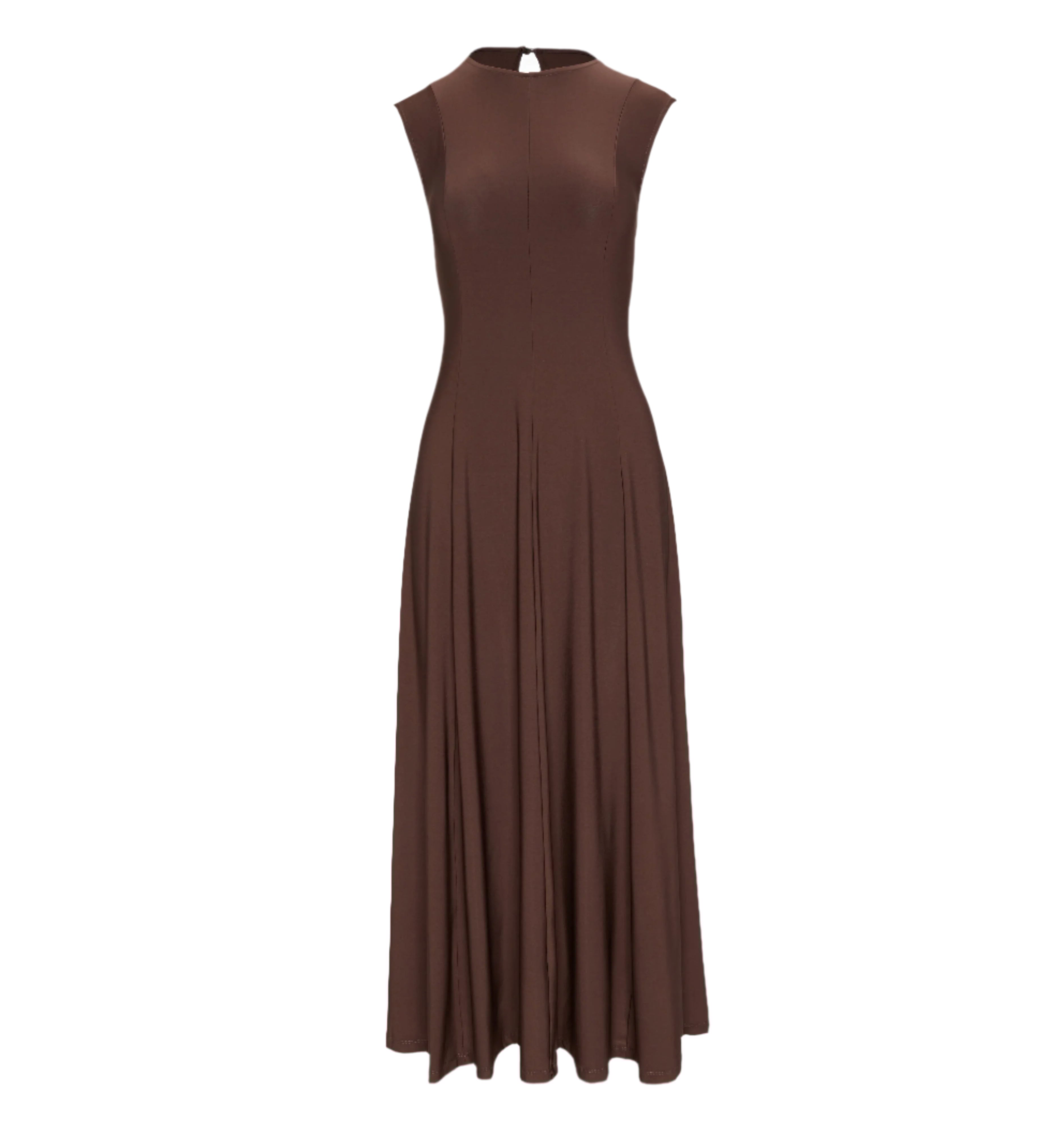 The Mila Dress in Chocolate Jersey