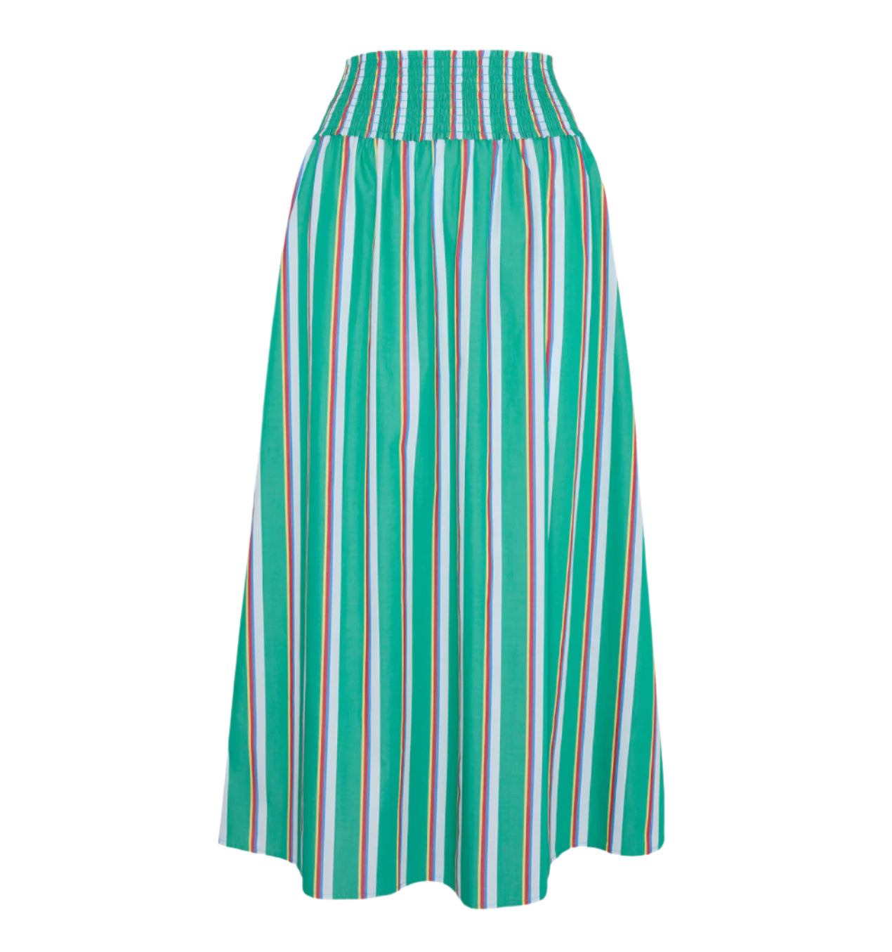 The Delphine Nap Skirt in Sunset Stripe