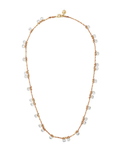 The Pearl Drip Drop Necklace Duo