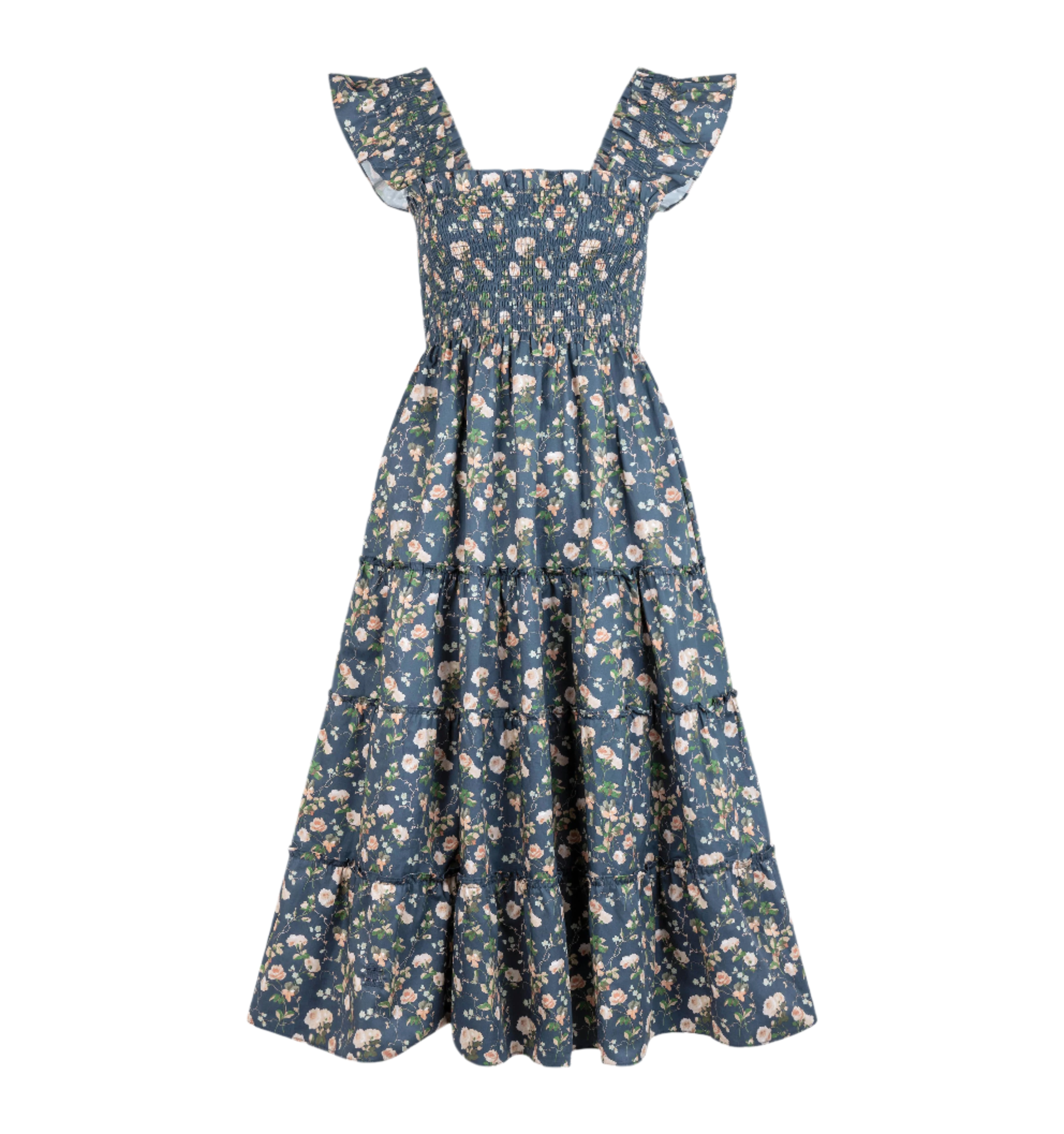 The Ellie Nap Dress in Navy Bluebonnet