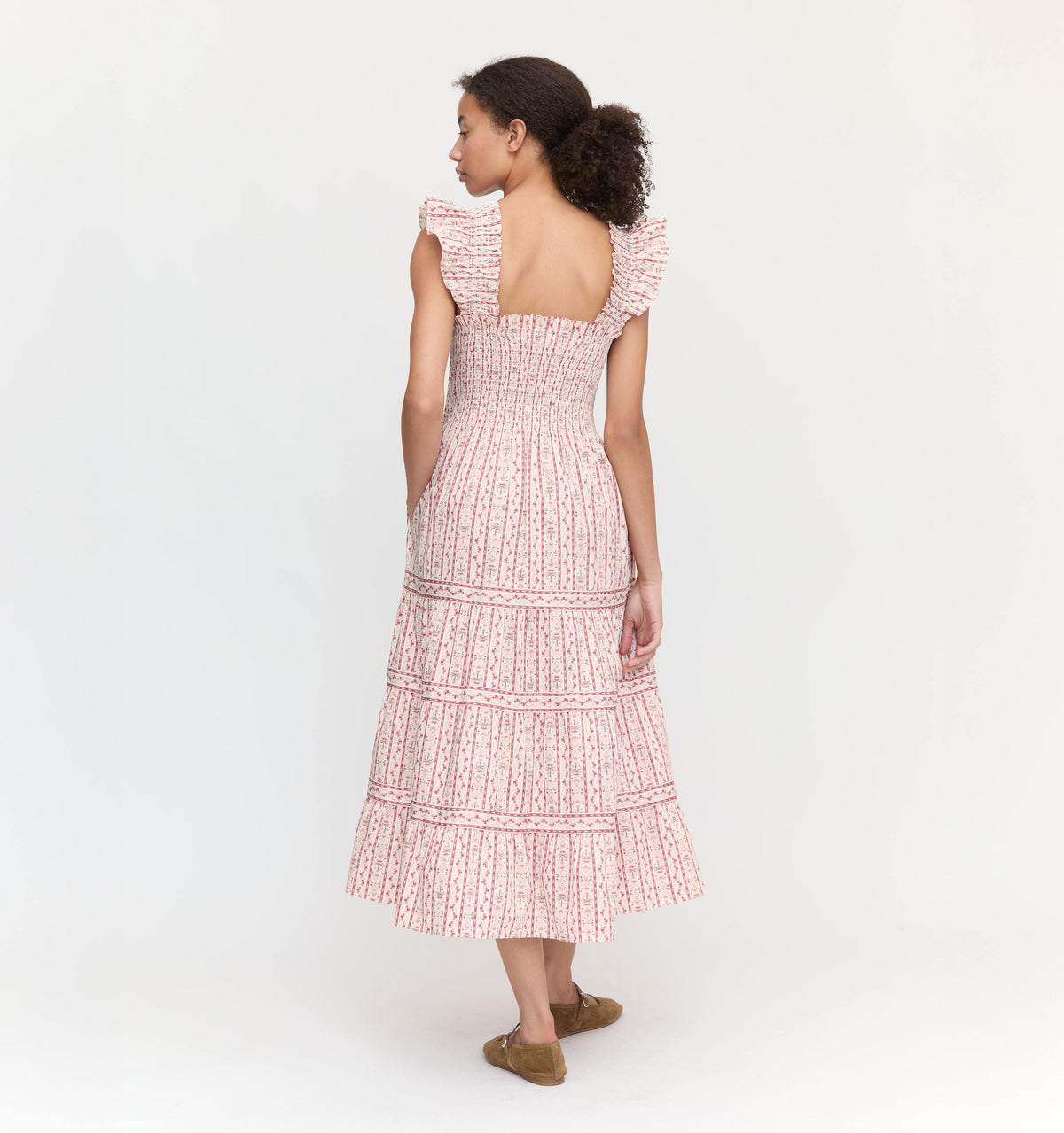 The Ellie Nap Dress in Pink Emma Stripe