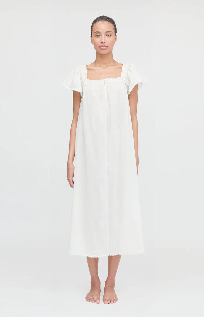 The Therese Nightgown in Soft Ivory
