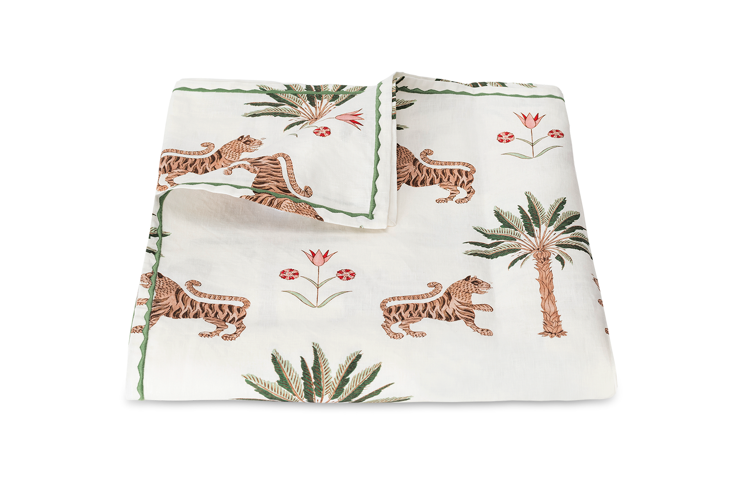 Matouk Schumacher Tiger Palm Tablecloth