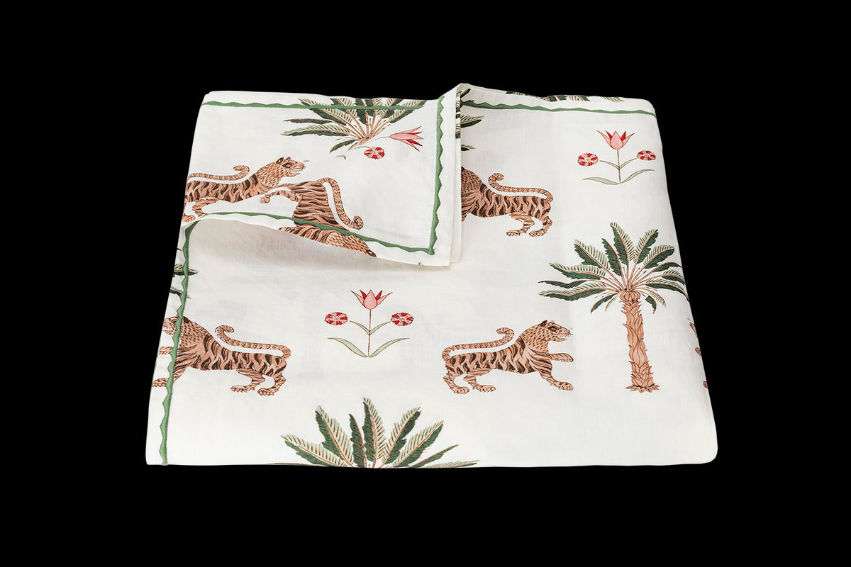 Matouk Schumacher Tiger Palm Tablecloth