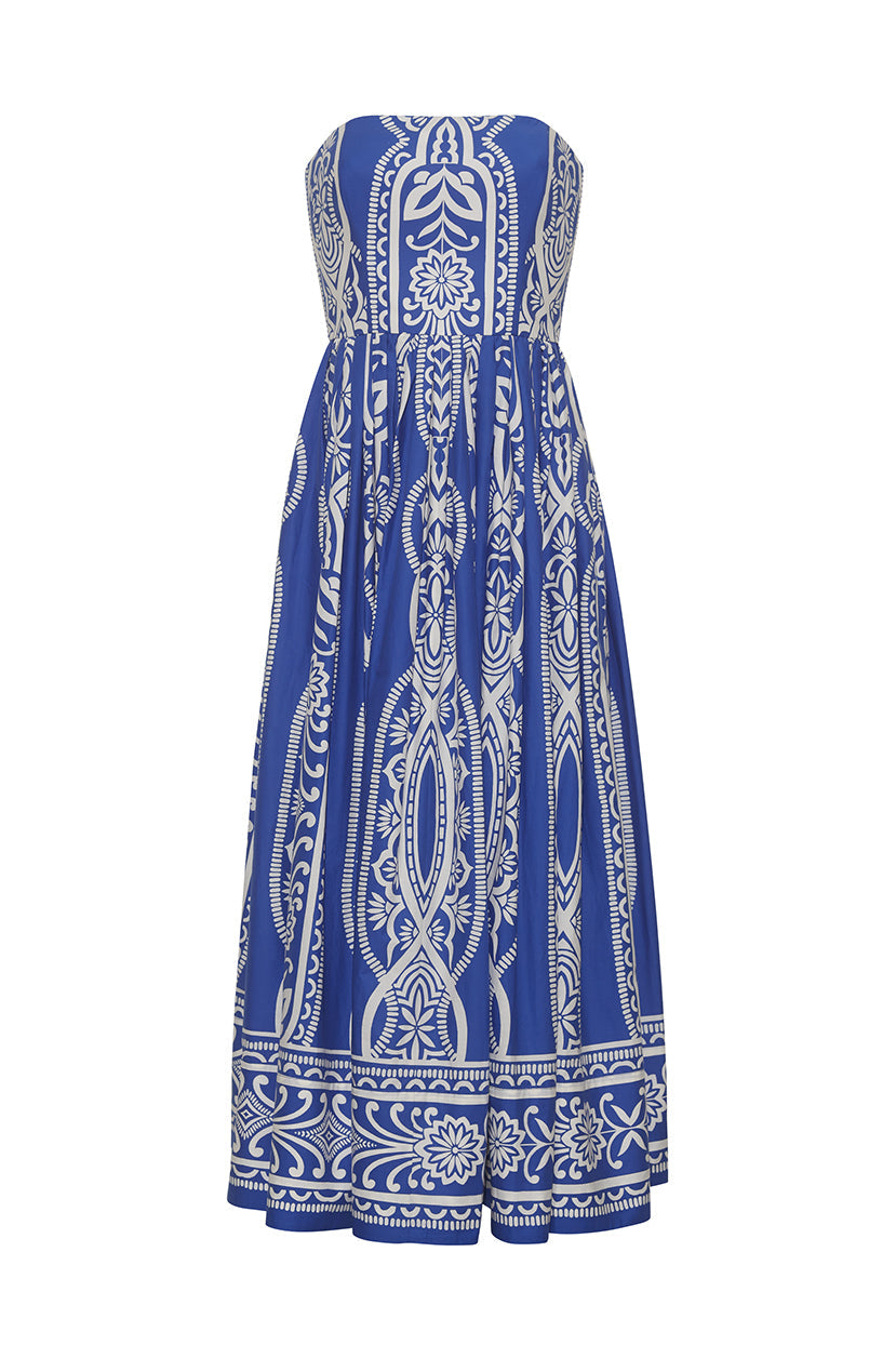 Torres Dress in Rowan Cobalt