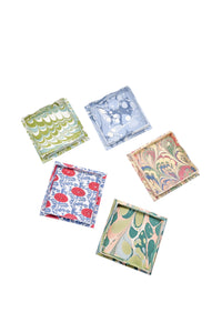 Trinket Cocktail Napkin Tray in Araminta Blockprint