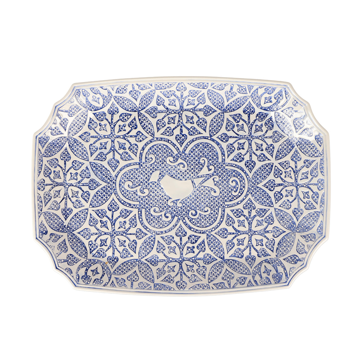 Uccello Blu Rectangular Platter