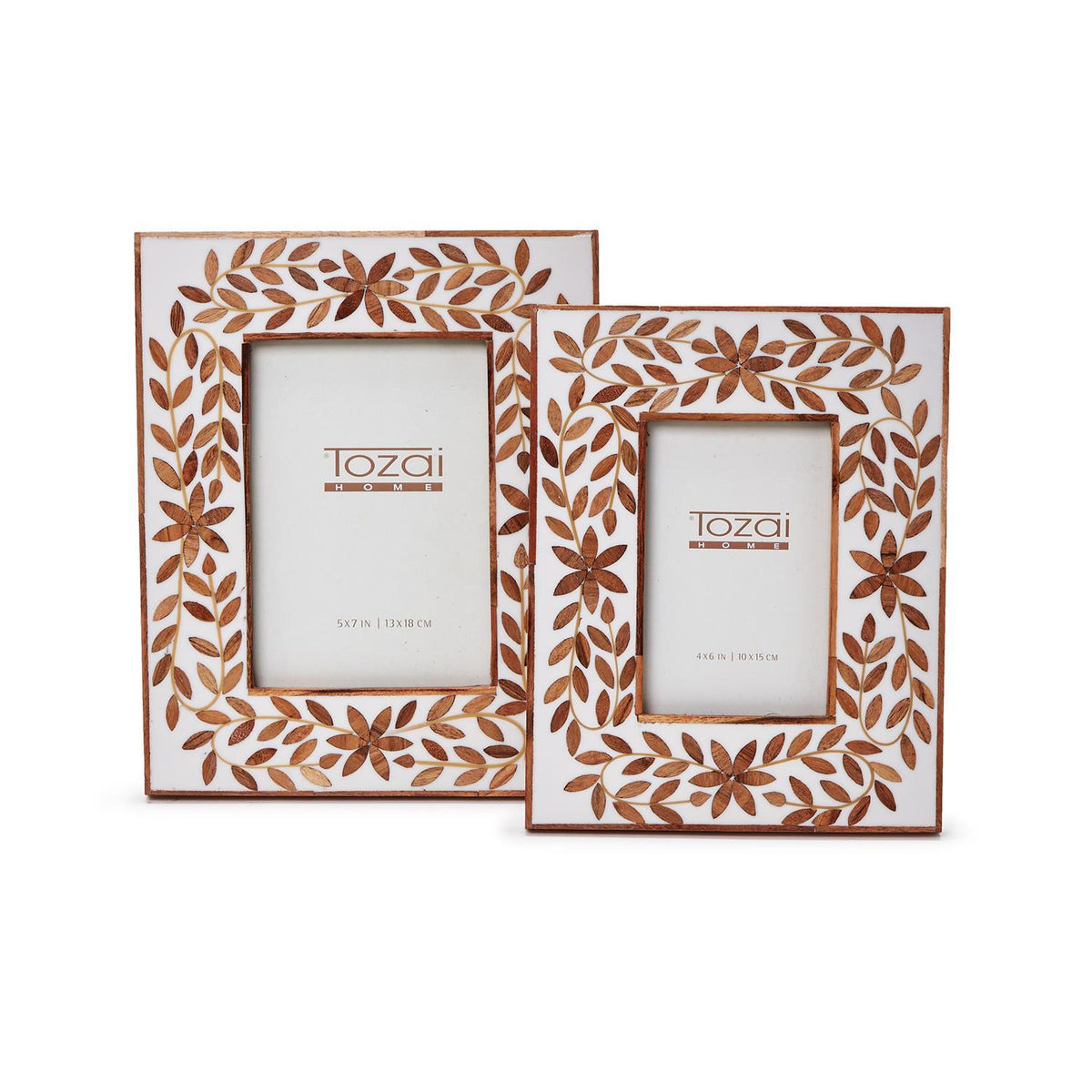 Tea Leaves Photo Frame, Set of 2