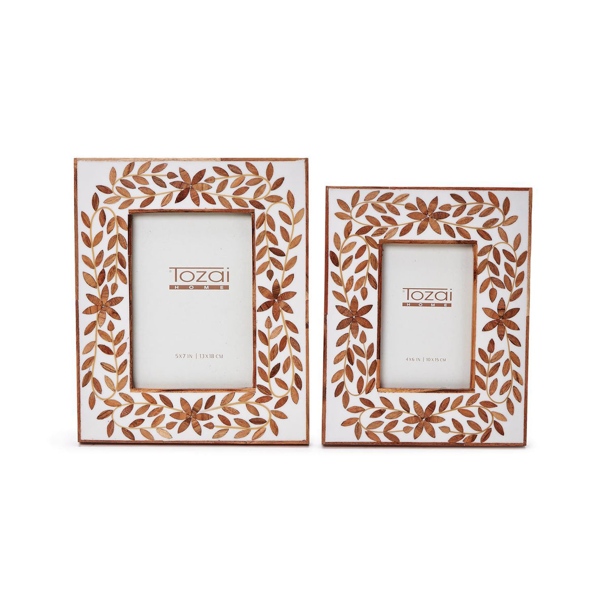 Tea Leaves Photo Frame, Set of 2