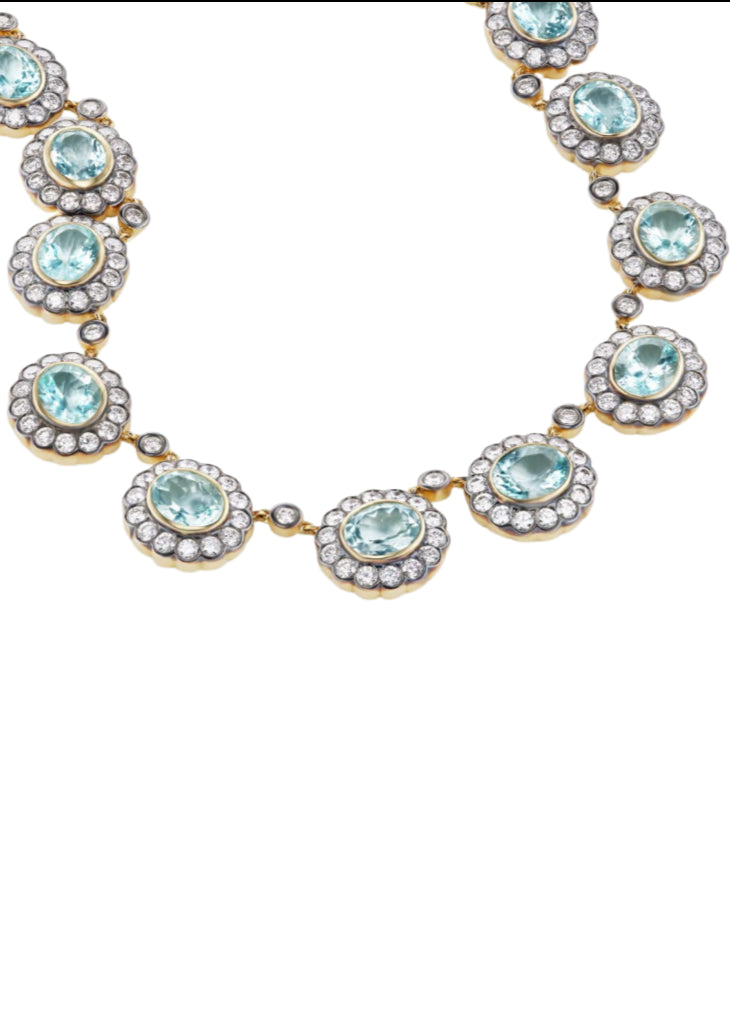 Alexandra Necklace Aquamarine