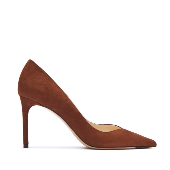 Pamela 85 Suede Pump