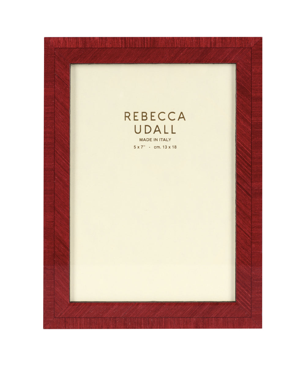 Dark Red Bianca photo frame by Rebecca Udall