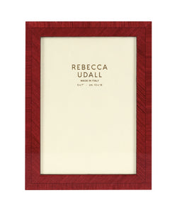 Dark Red Bianca photo frame by Rebecca Udall