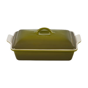 Heritage Covered Rectangular Casserole in Olive