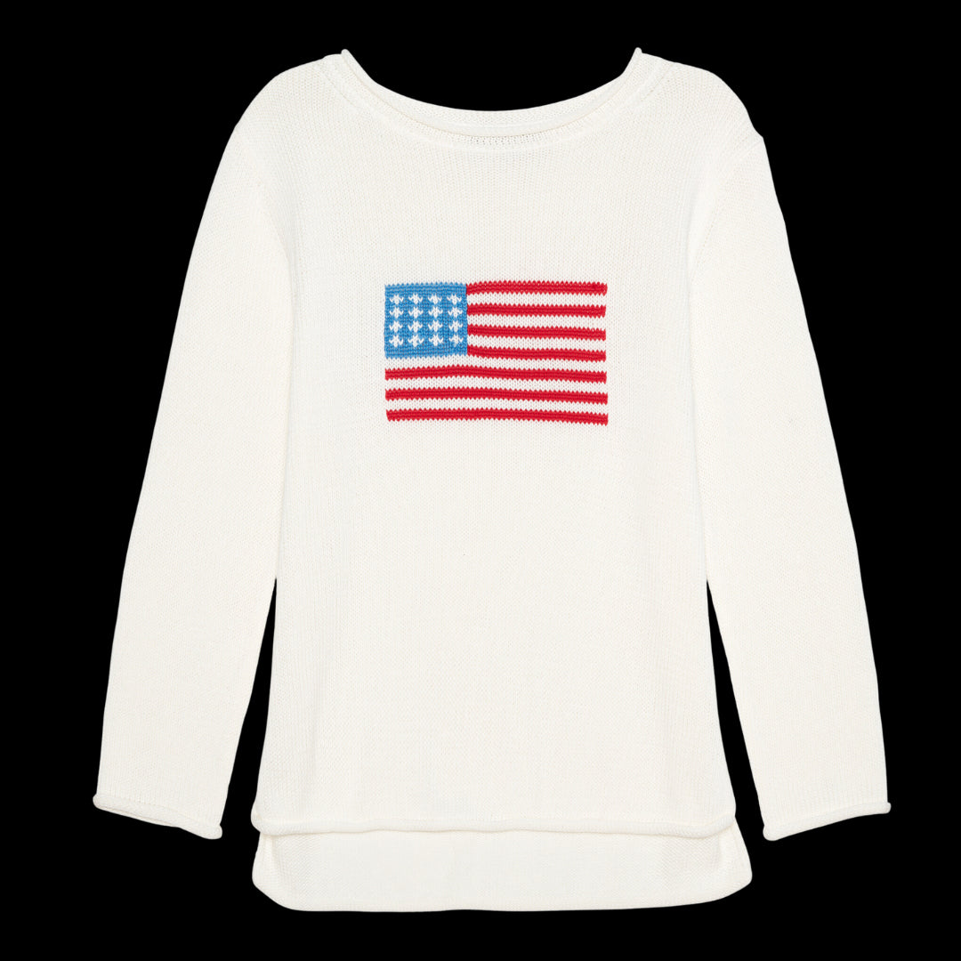 Mid-Weight American Flag Sweater